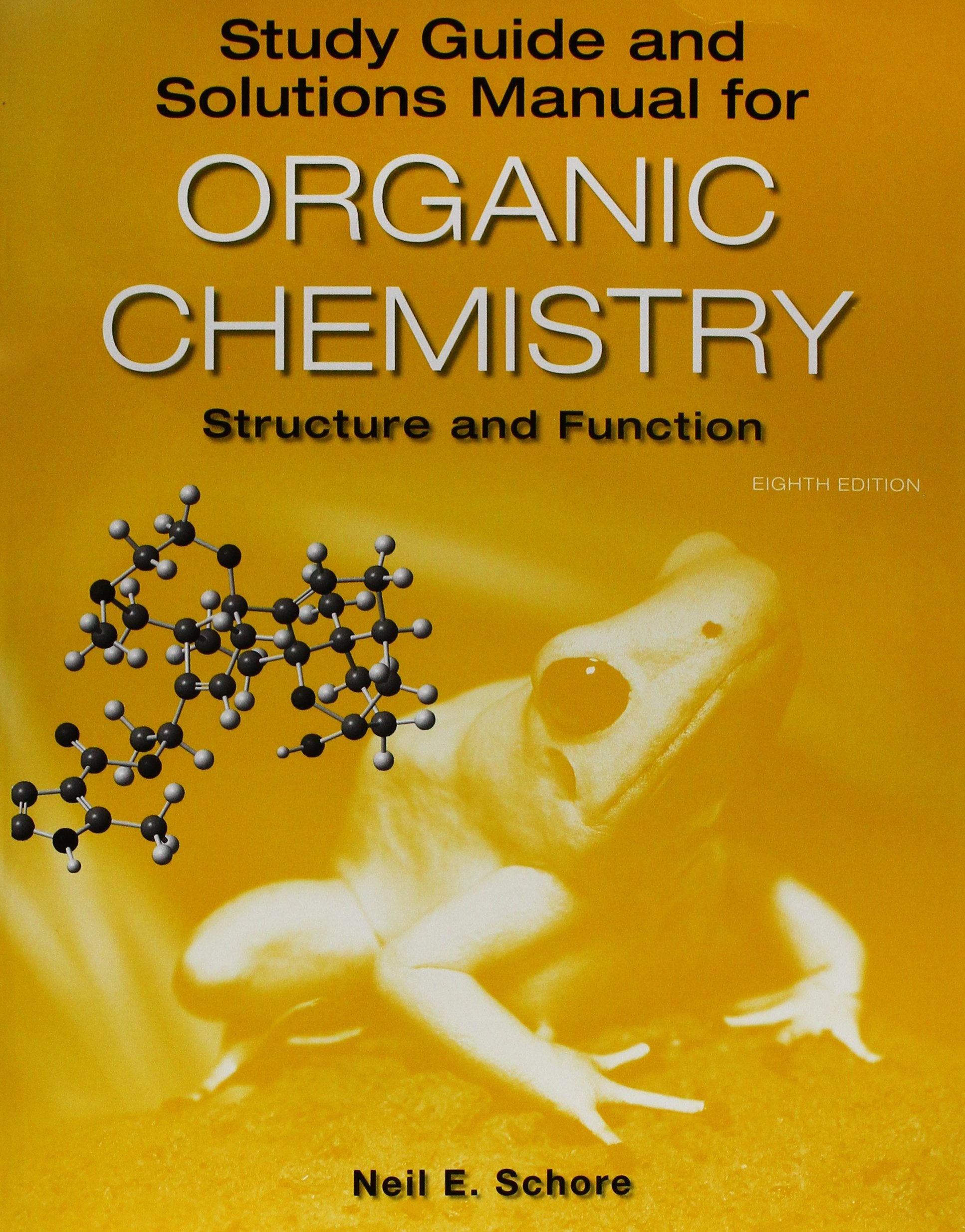 Study Guide/Solutions Manual for Organic Chemistry,Used