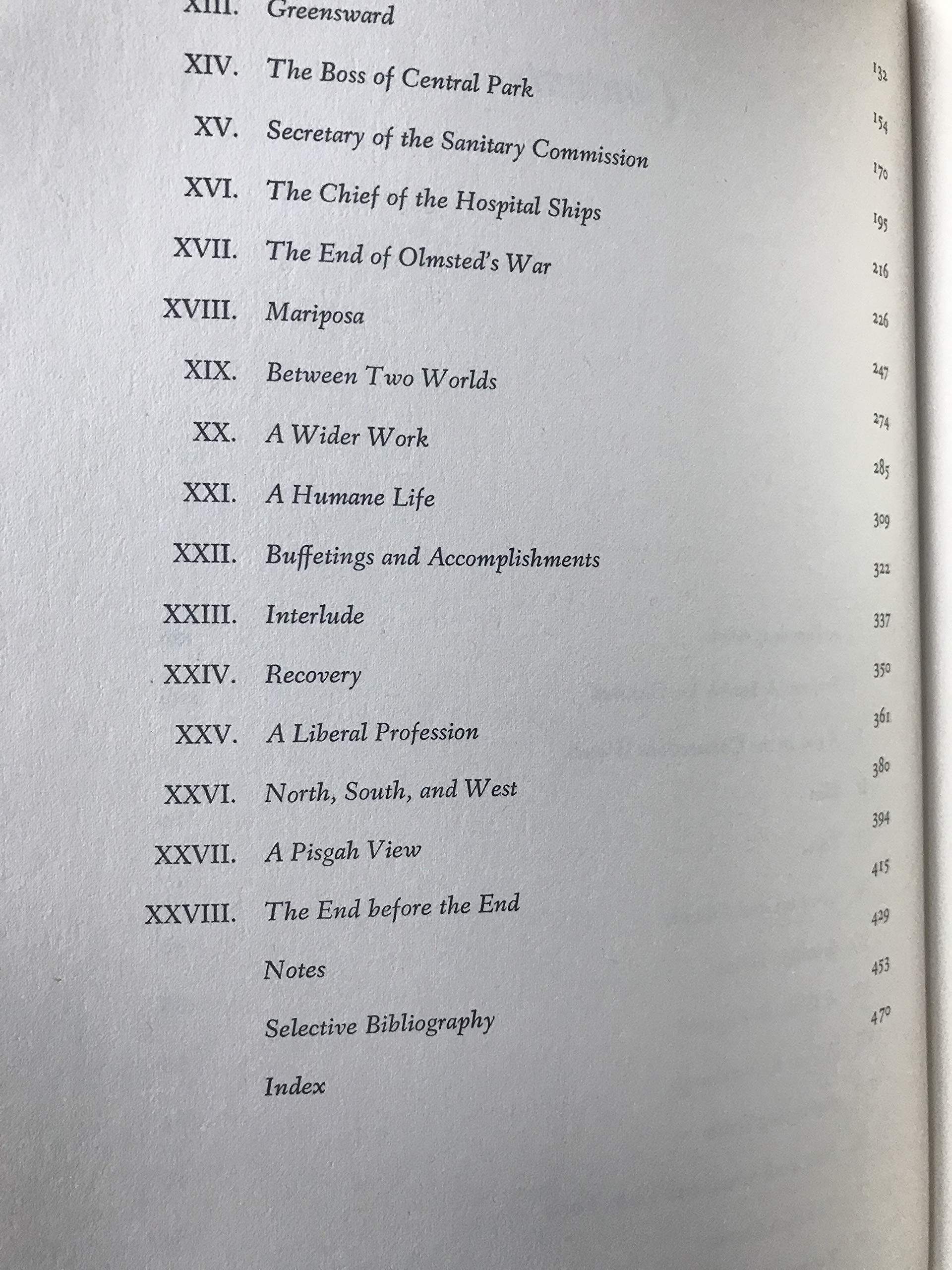 Park Maker: A Life of Frederick Law Olmsted,Used