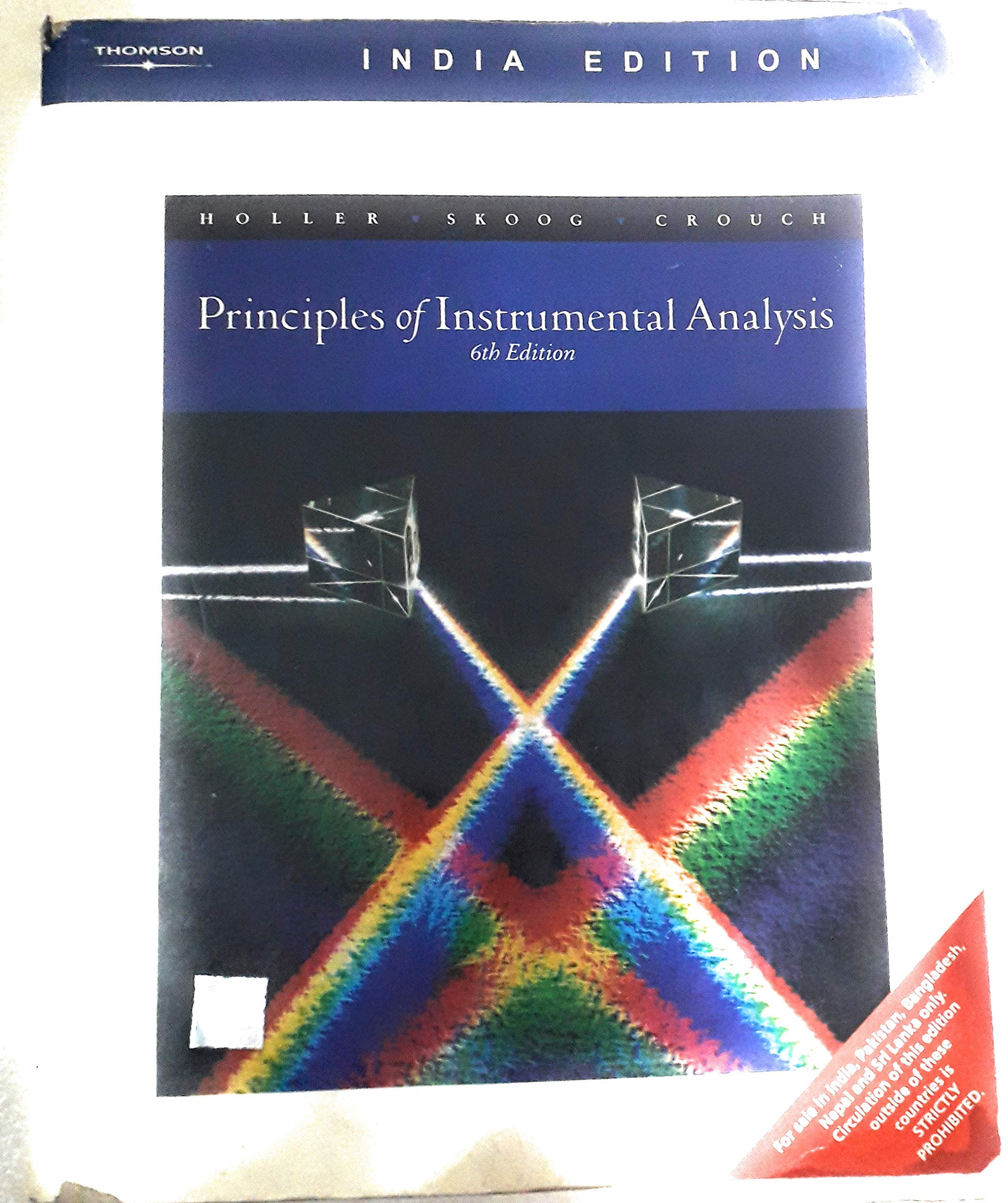 Principles of Instrumental Analysis, 6th Edition,New