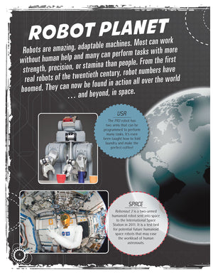 A Robot World: Discover Amazing Robots And Their Robotic Powers,Used