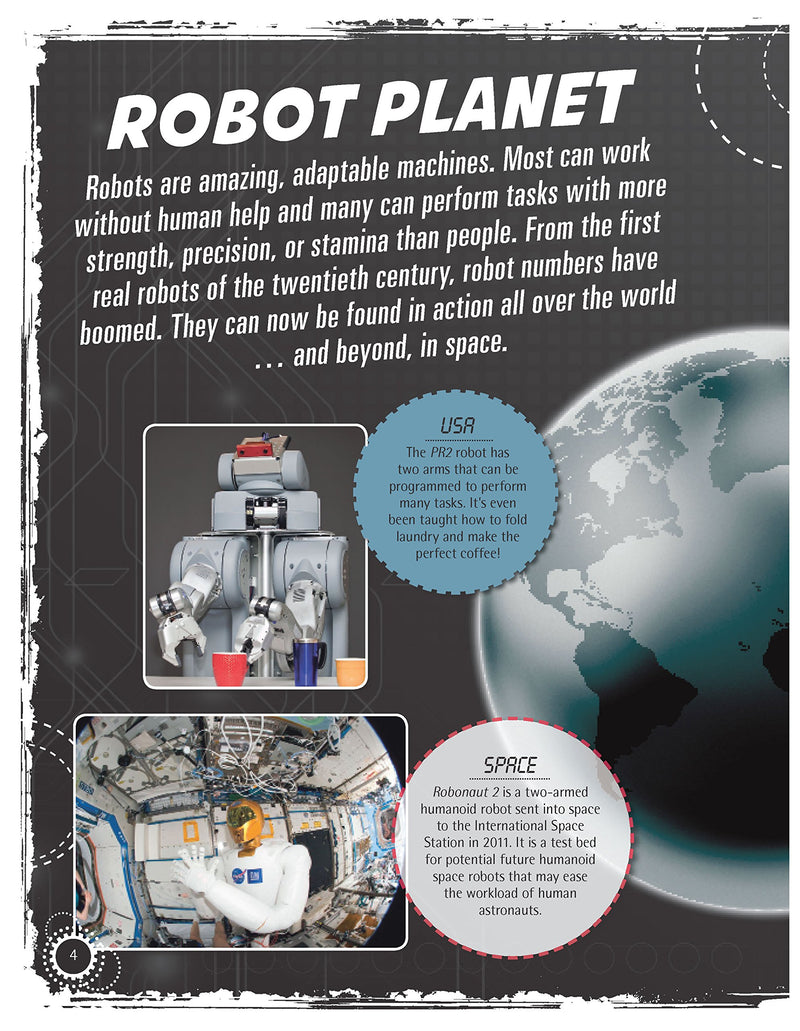 A Robot World: Discover Amazing Robots And Their Robotic Powers,Used