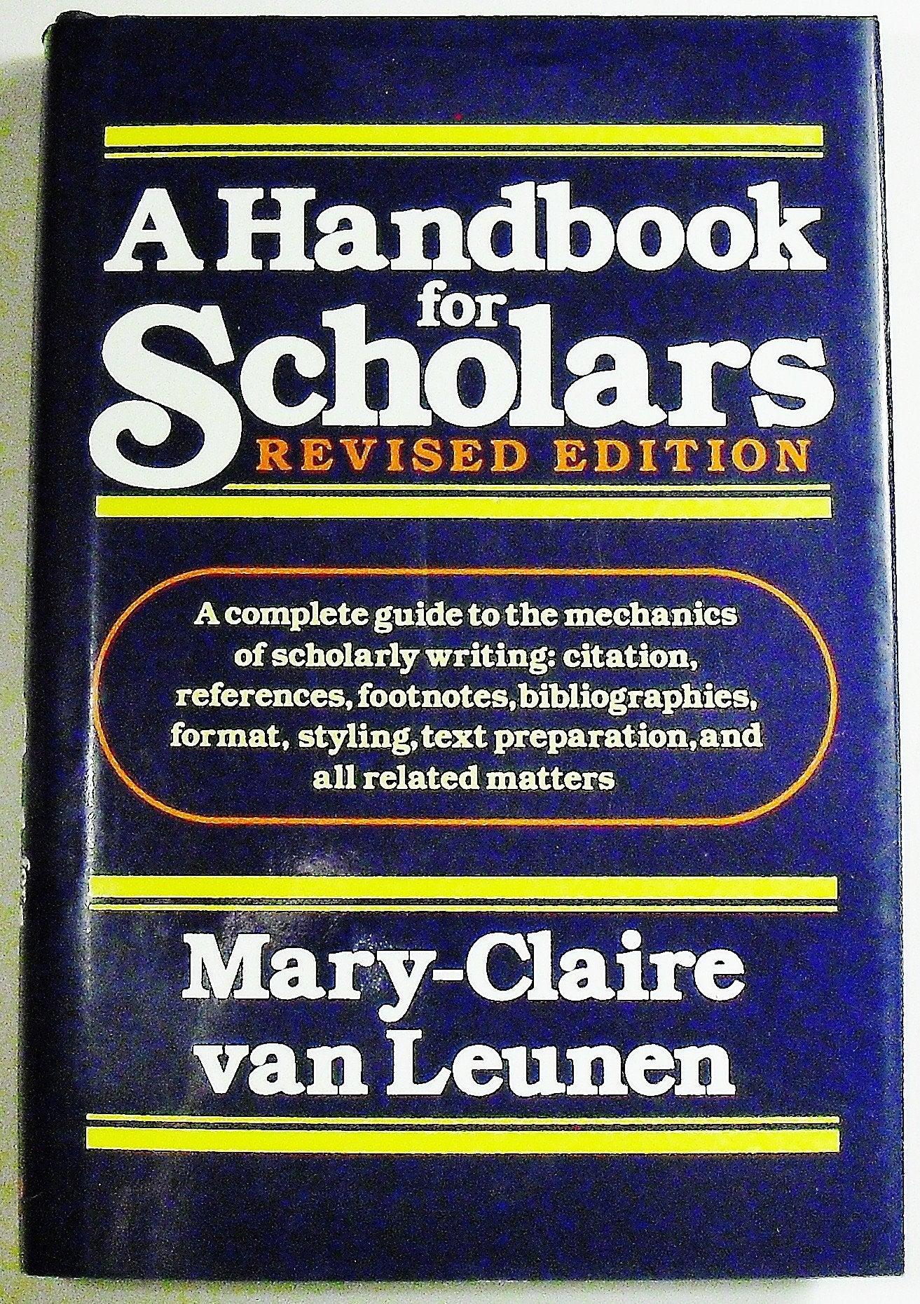 A Handbook for Scholars,Used
