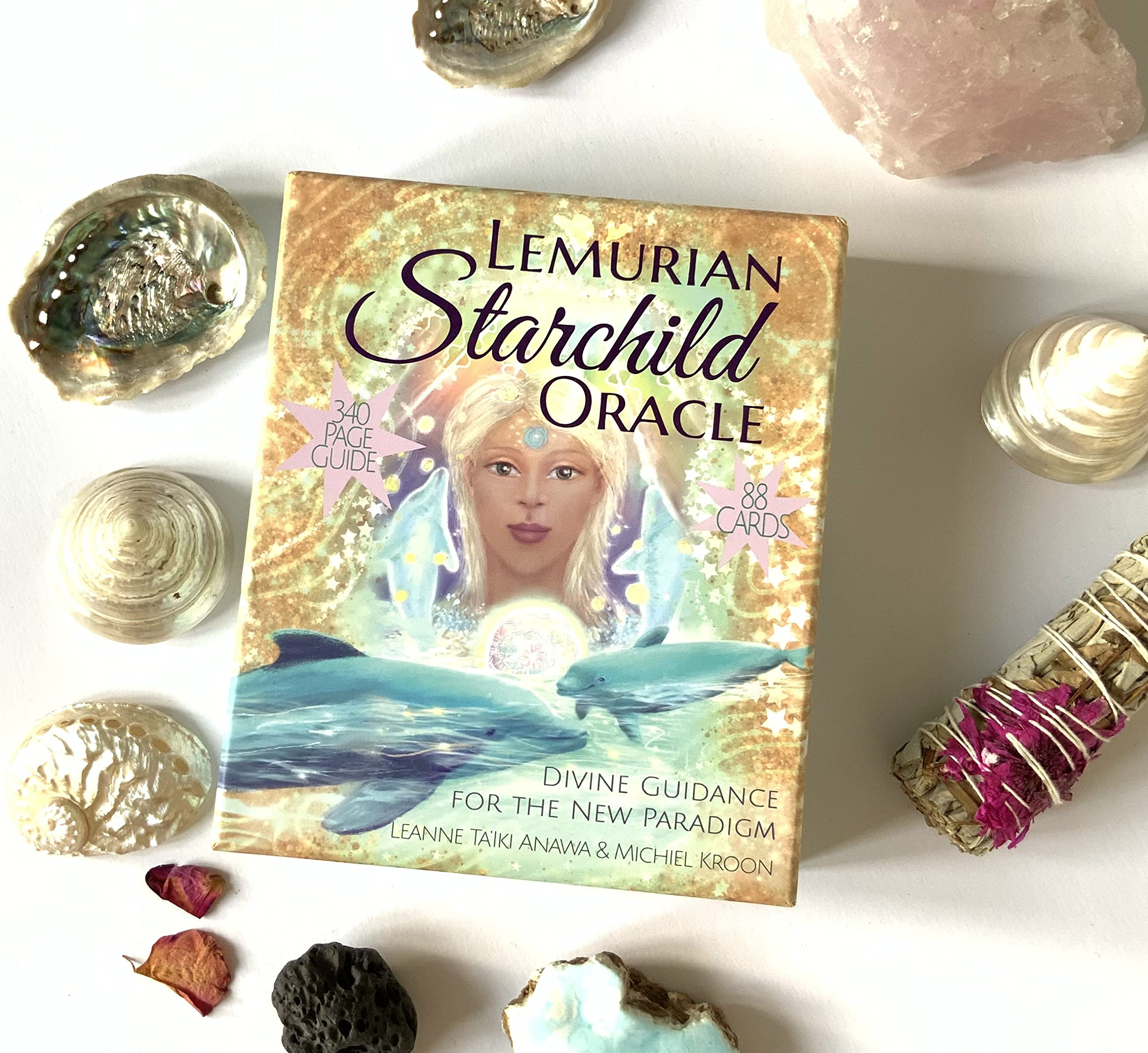 The Lemurian Starchild Oracle: Divine Guidance for the New Paradigm (Original Box Set)  88 Cards, 340 Page Book,New