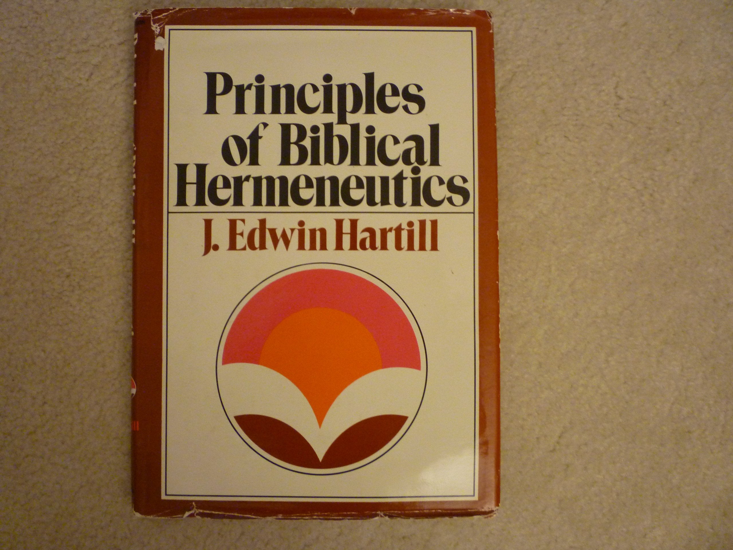 Principles Of Biblical Hermeneutics