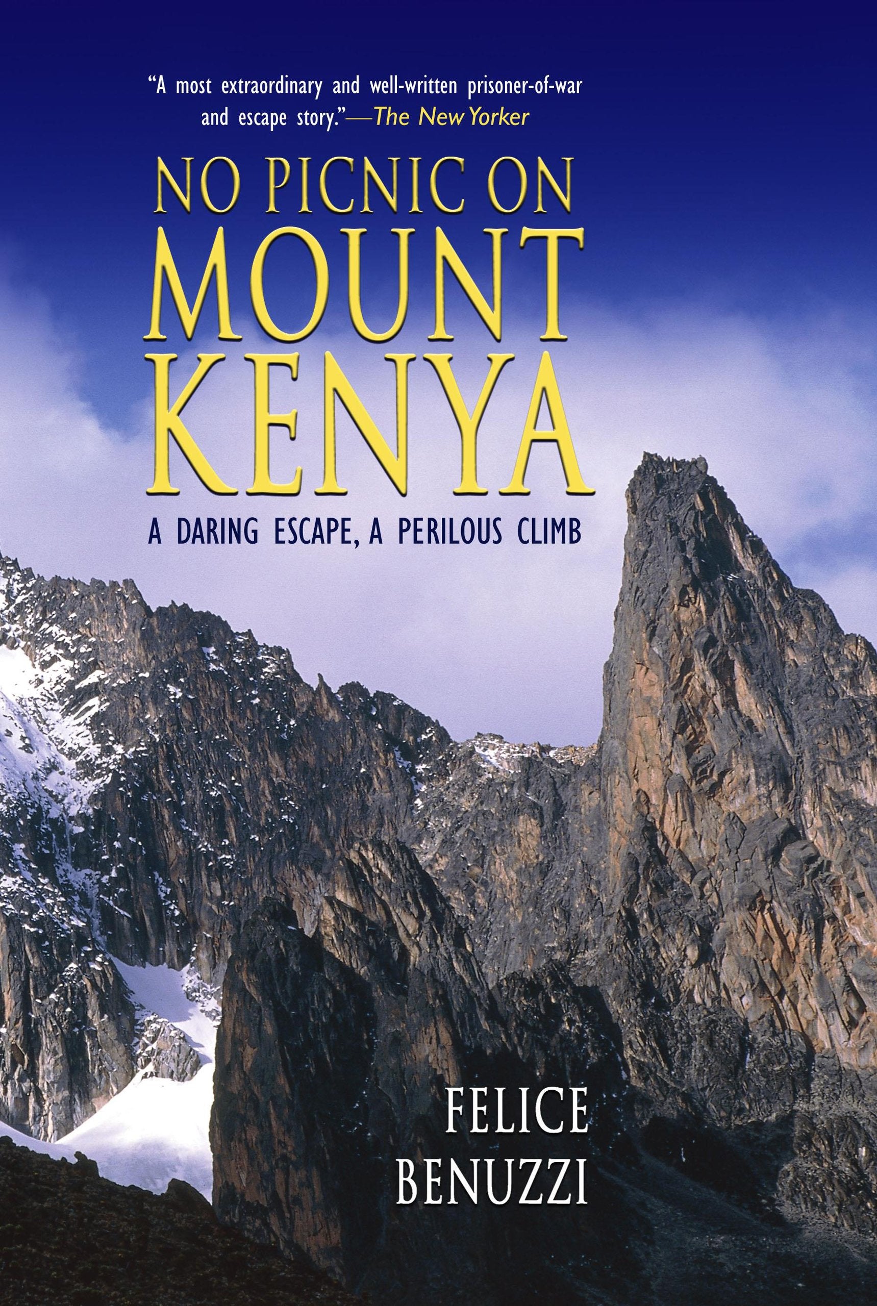 No Picnic On Mount Kenya: A Daring Escape, A Perilous Climb,Used