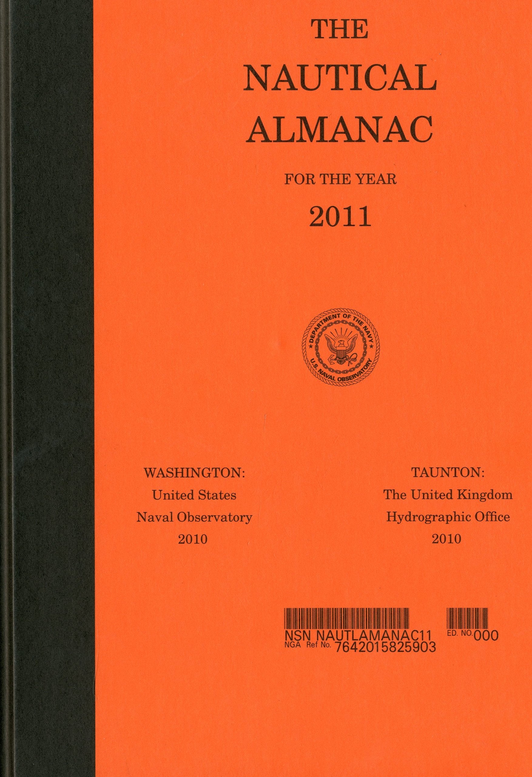 The Nautical Almanac for the Year 2011,Used