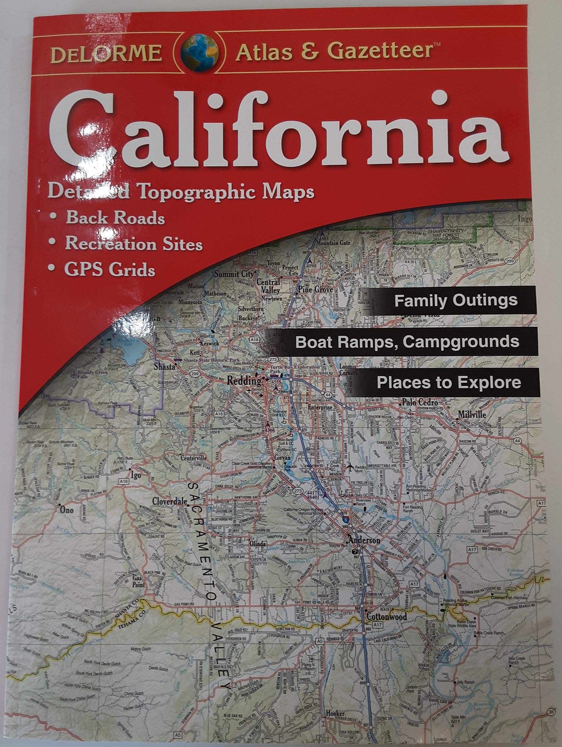 California Atlas & Gazetteer (Delorme Atlas & Gazetteer),Used