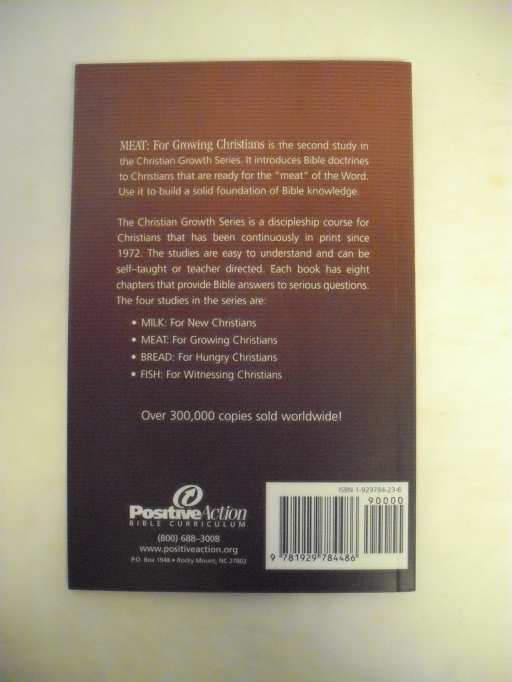 Meat for Growing christians (Christian Growth),Used