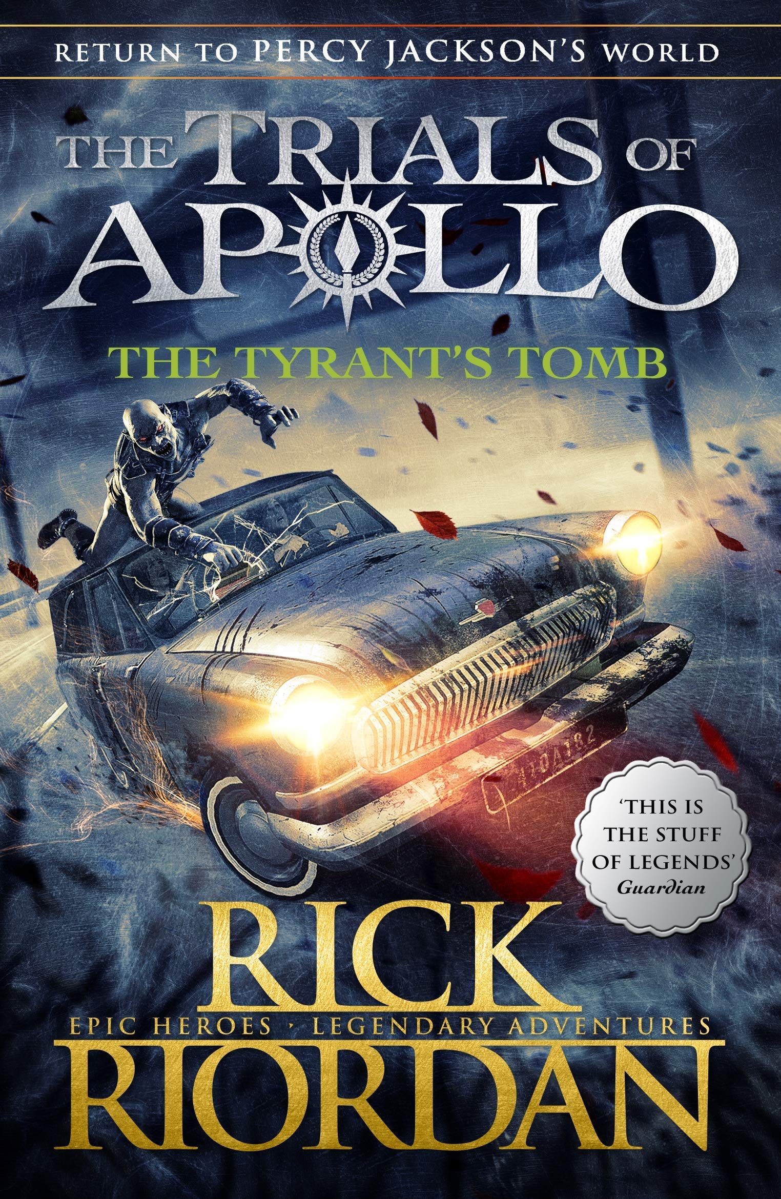 Trials of Apollo Series Rick Riordan Collection 5 Books Set (The Hidden Oracle, The Dark Prophecy, The Burning Maze, The Tyrants,Used