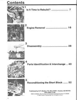 How to Rebuild SmallBlock Mopar Engines,Used