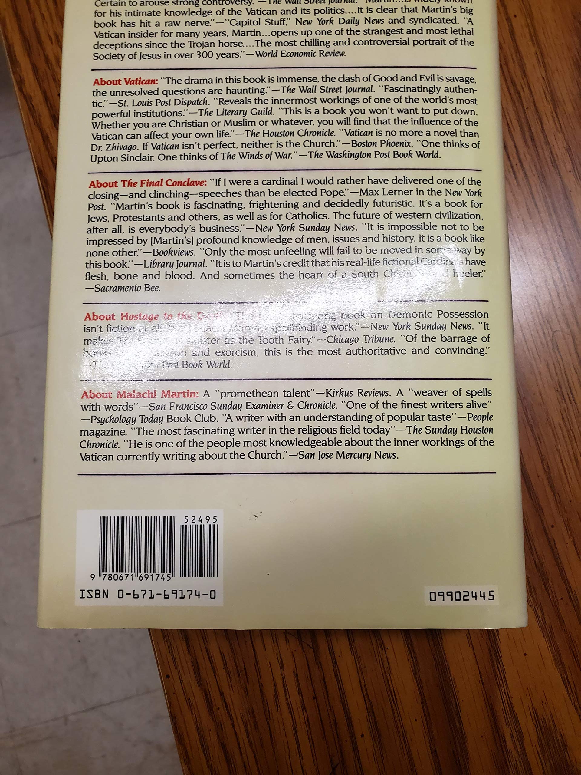 The Keys Of This Blood: The Struggle For World Dominion Between Pope John Paul Ii, Mikhail Gorbachev And The Capitalist West,Used