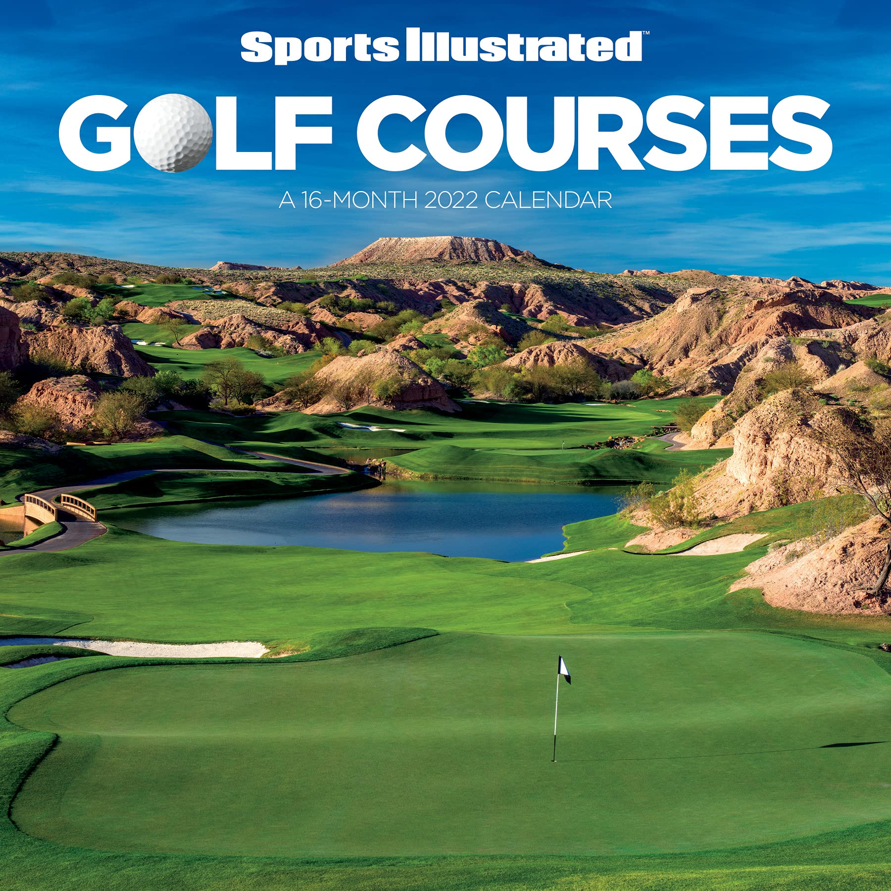 2022 Sports Illustrated Golf Courses Wall Calendar,New