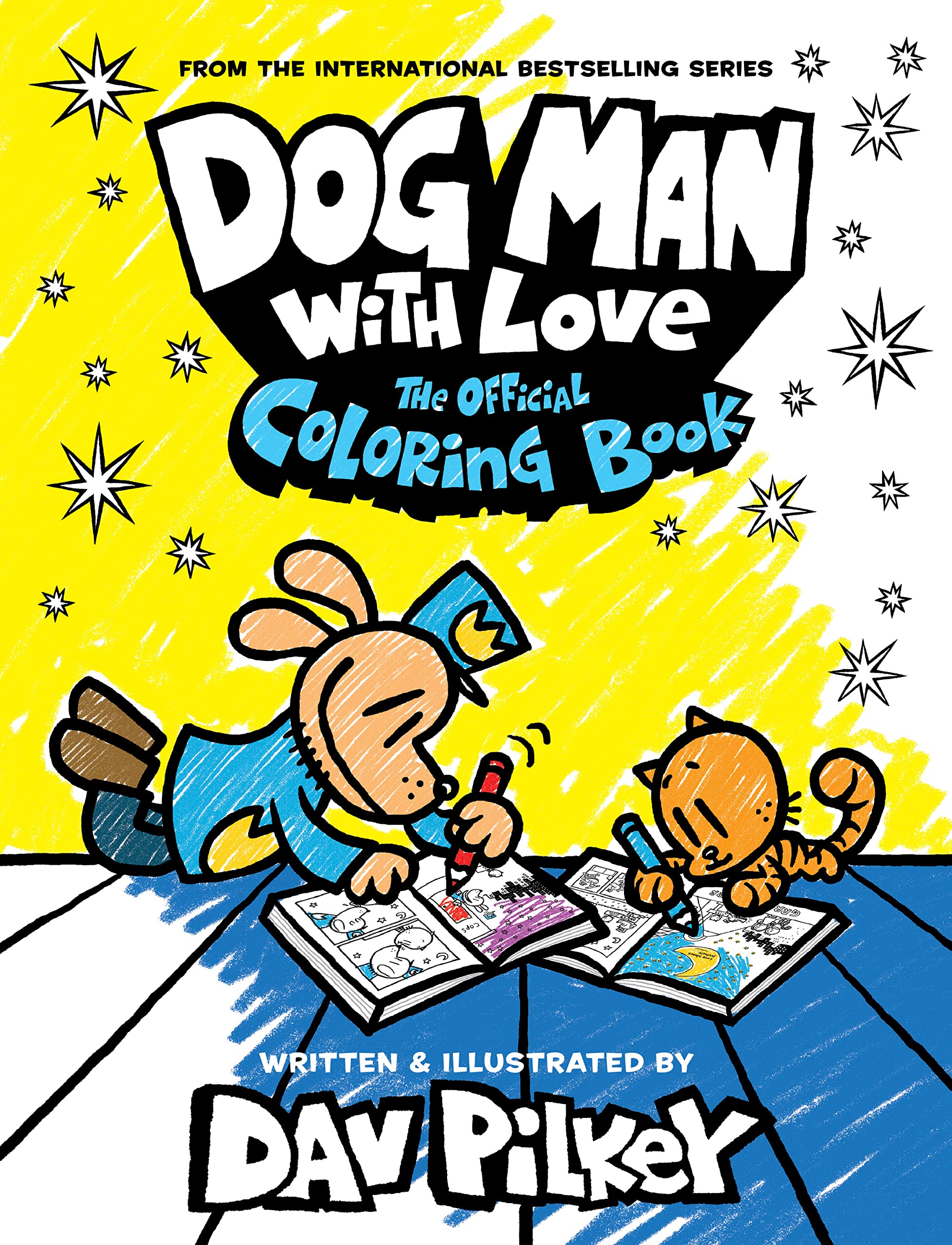 Dog Man With Love: The Official Coloring Book,New