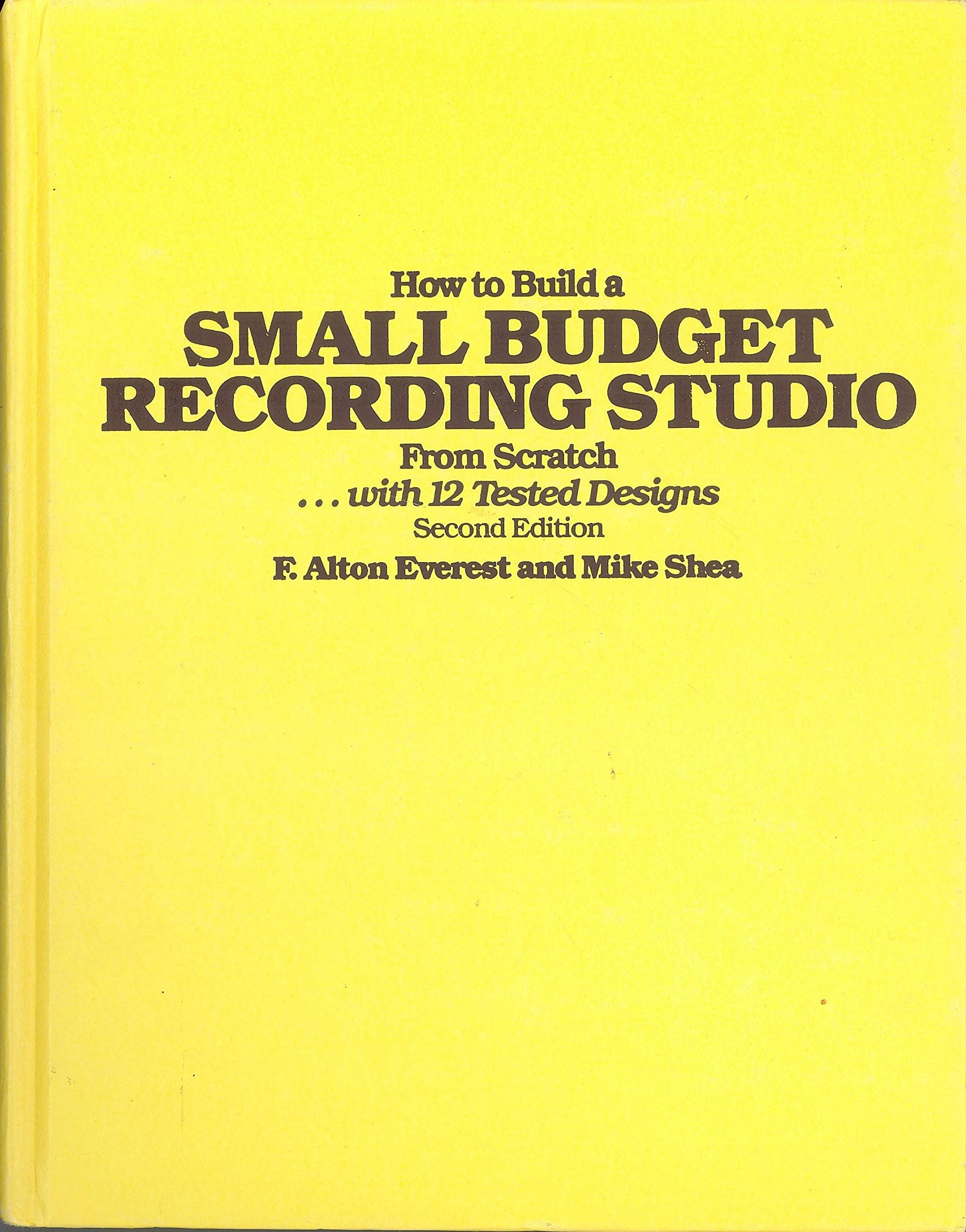 How to build a small budget recording studio from scratch with 12 tested designs,New
