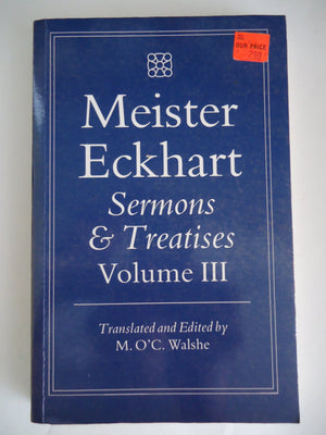 Meister Eckhart: Sermons & treatises,Used