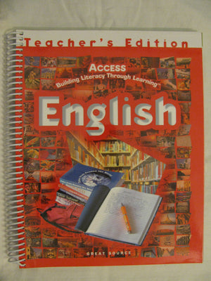 Access English, Teacher's Edition, Grades 6  8,Used