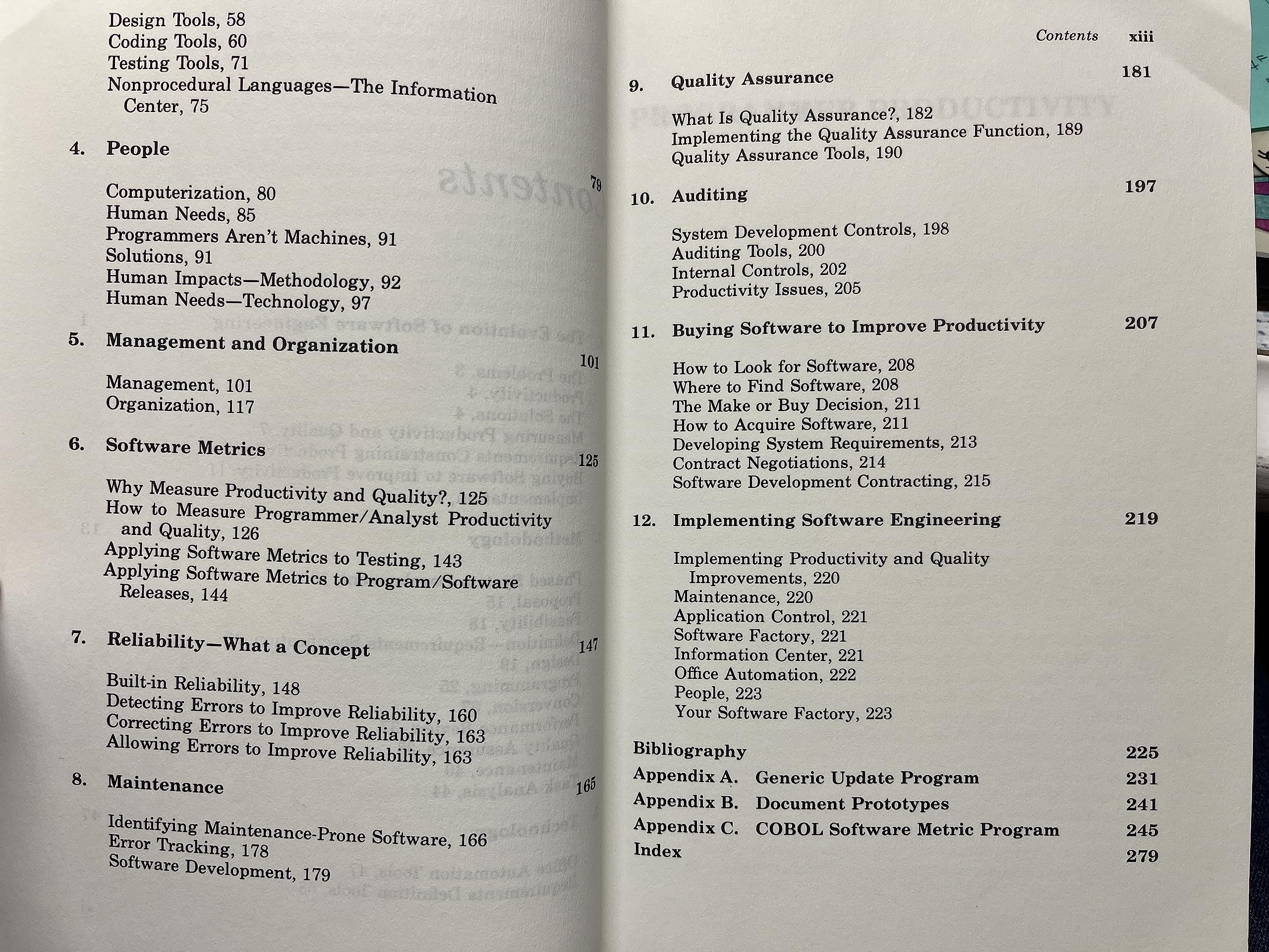 Programmer Productivity: Myths, Methods, and Murphy's Law,Used