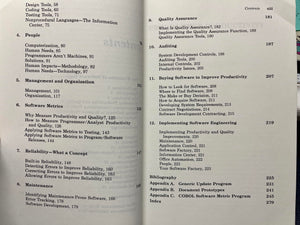 Programmer Productivity: Myths, Methods, and Murphy's Law,Used