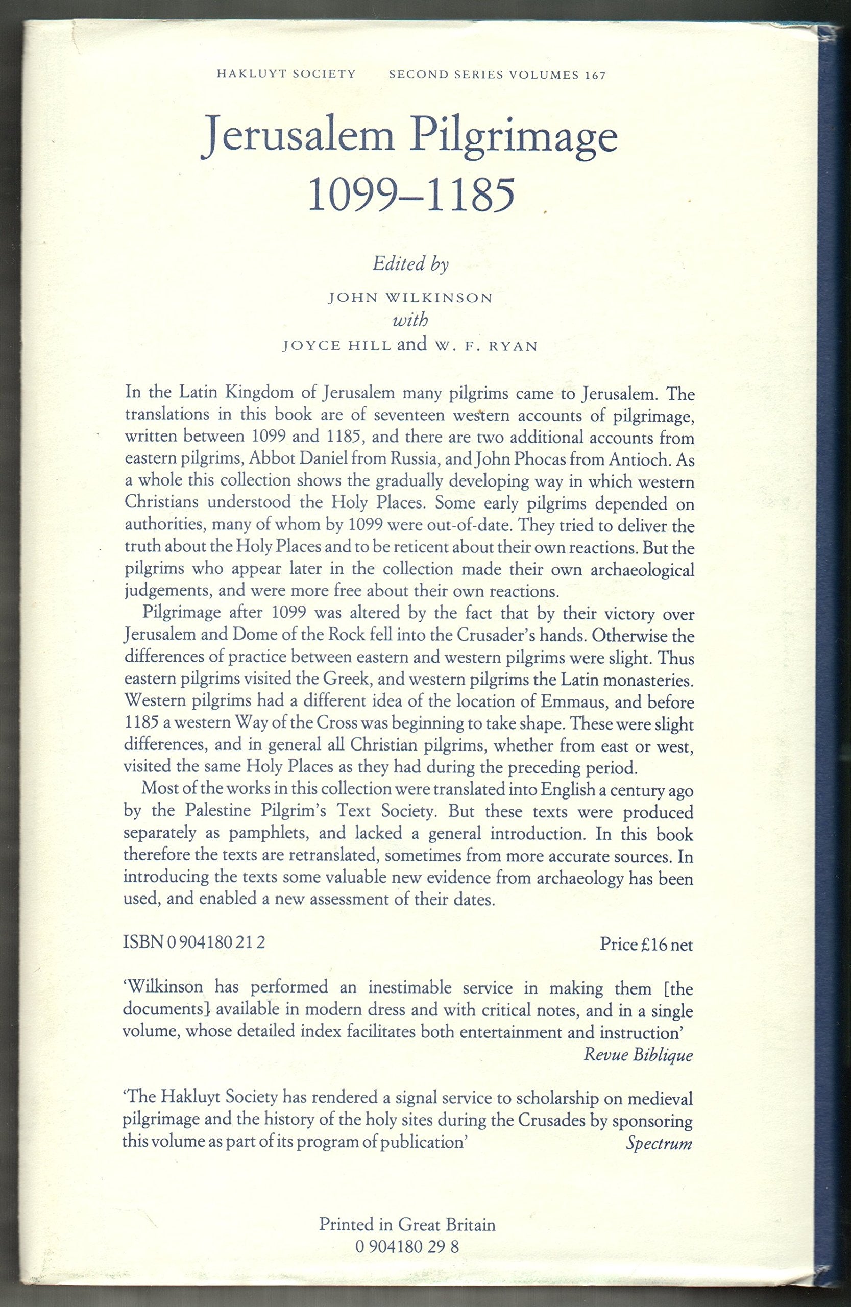 The Mission of Friar William of Rubruck: His Journey to the Court of the Great Khan Mngke, 12531255 (Hakluyt Society, Second Se,Used