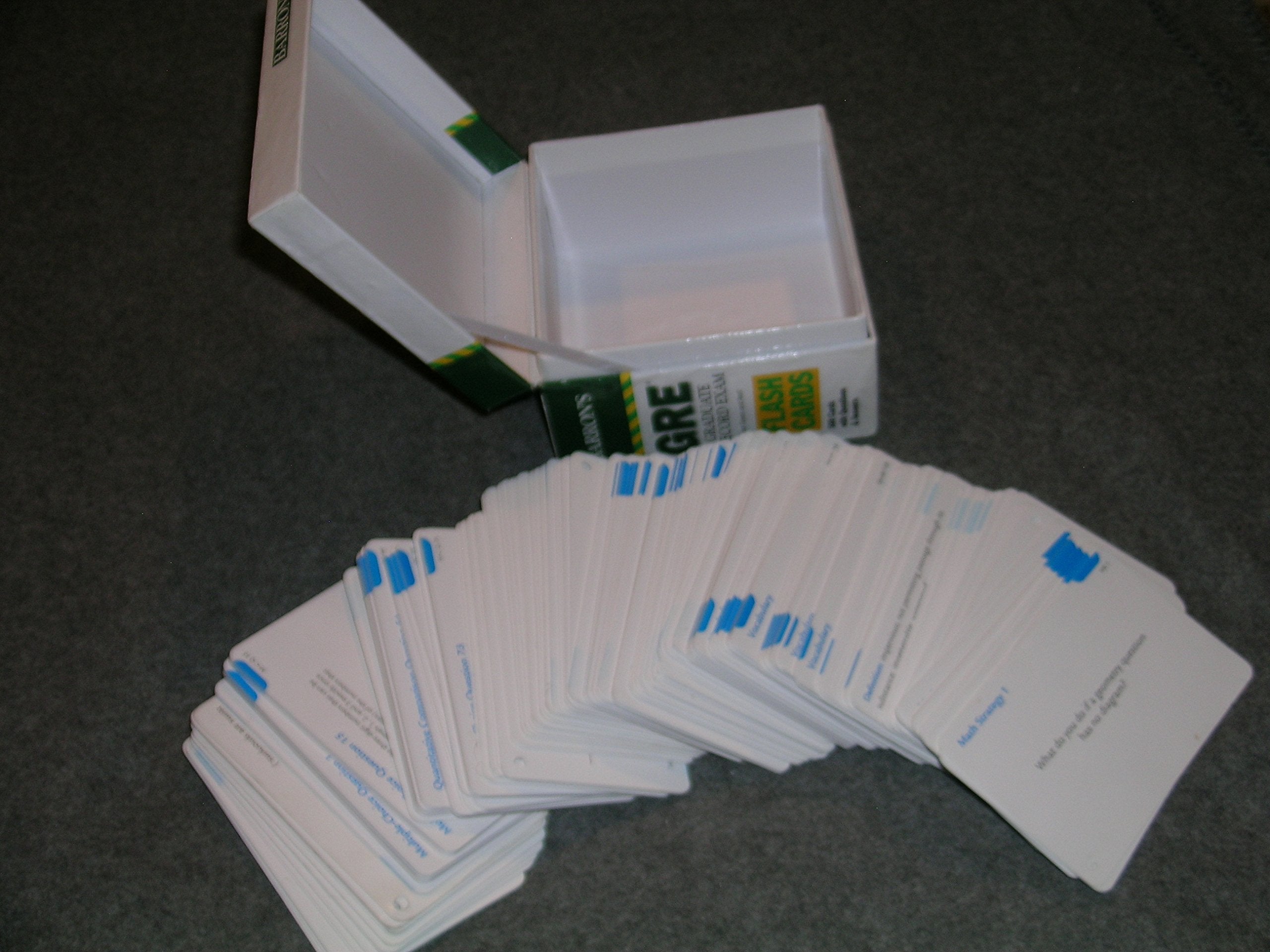 Barron's GRE Flash Cards: Graduate Record Exam,Used