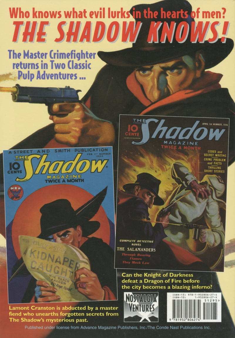 The Shadow, No. 5: The Black Falcon & The Salamanders,Used