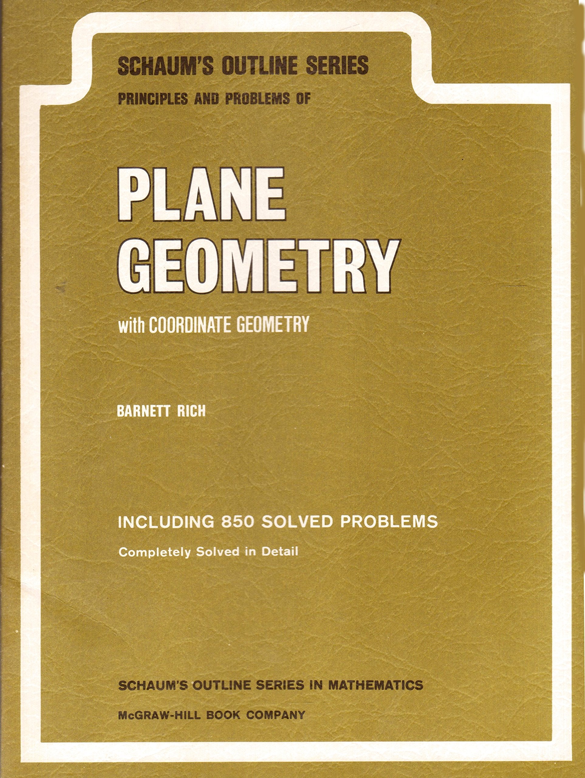 Schaum's Plane Geometry,Used