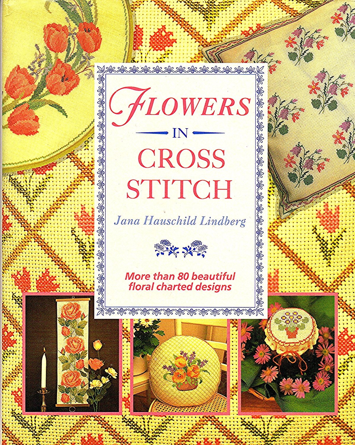 Flowers In Cross Stitch,New