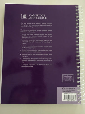 Cambridge Latin Course Unit 4 Teacher's Manual North American edition (North American Cambridge Latin Course),Used