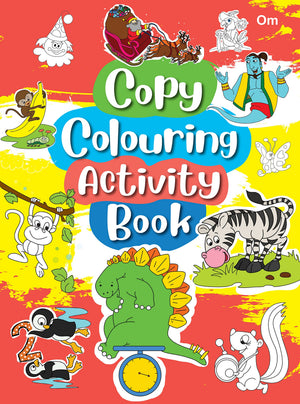 Colouring Book: Copy Colouring Activity Book -1 - Copy Colouring Book For Kids