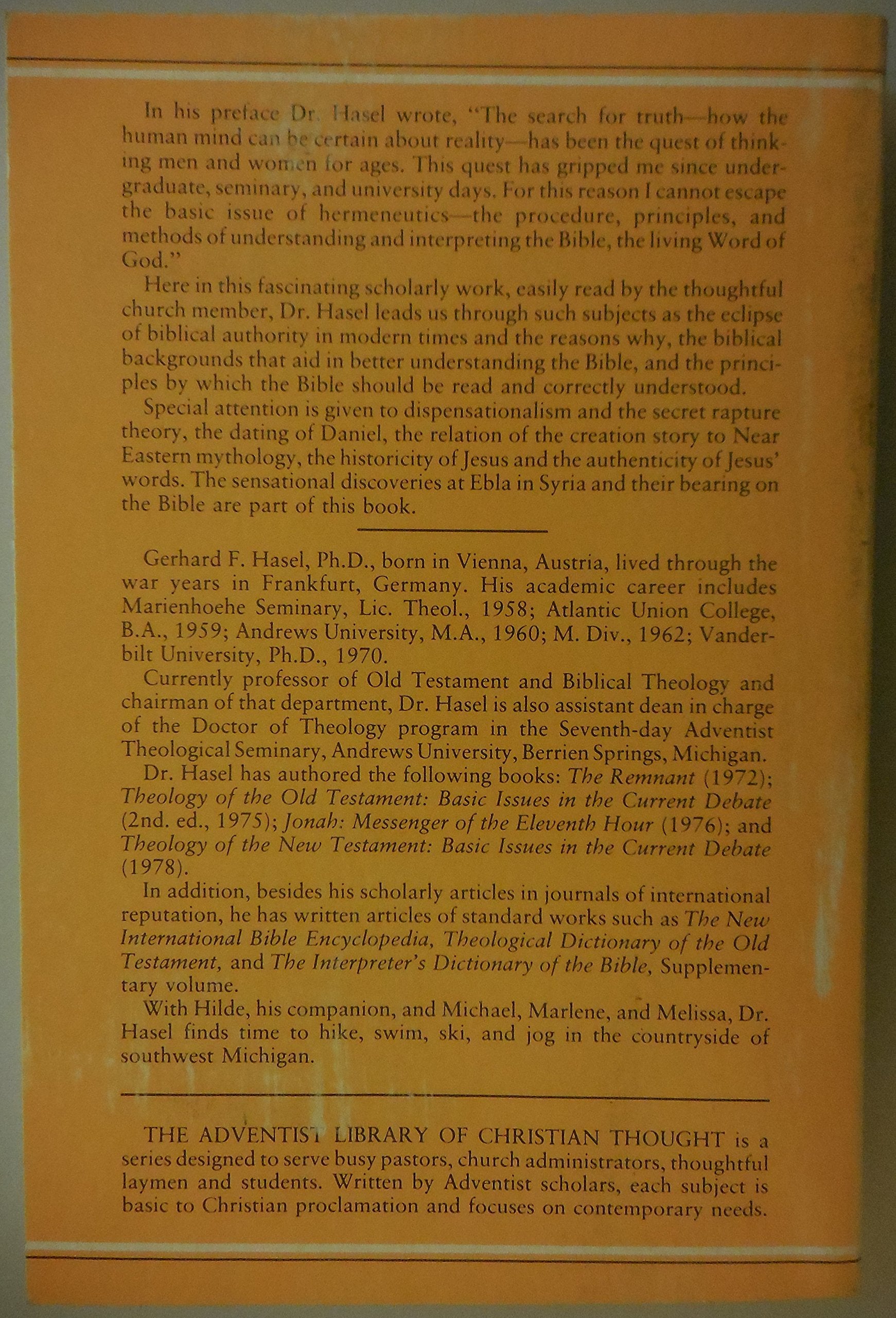 Understanding the living word of God (Adventist library of Christian thought),Used