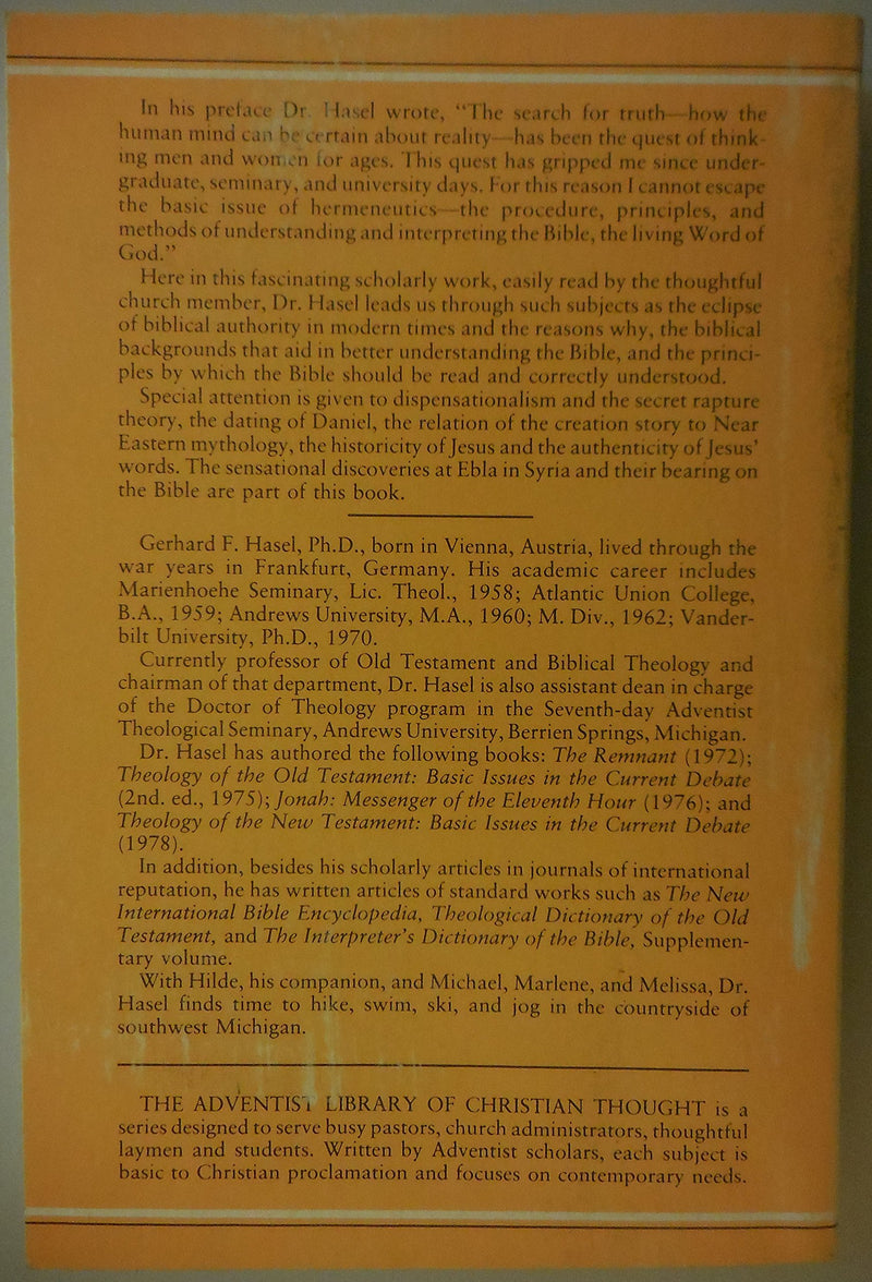 Understanding the living word of God (Adventist library of Christian thought),Used