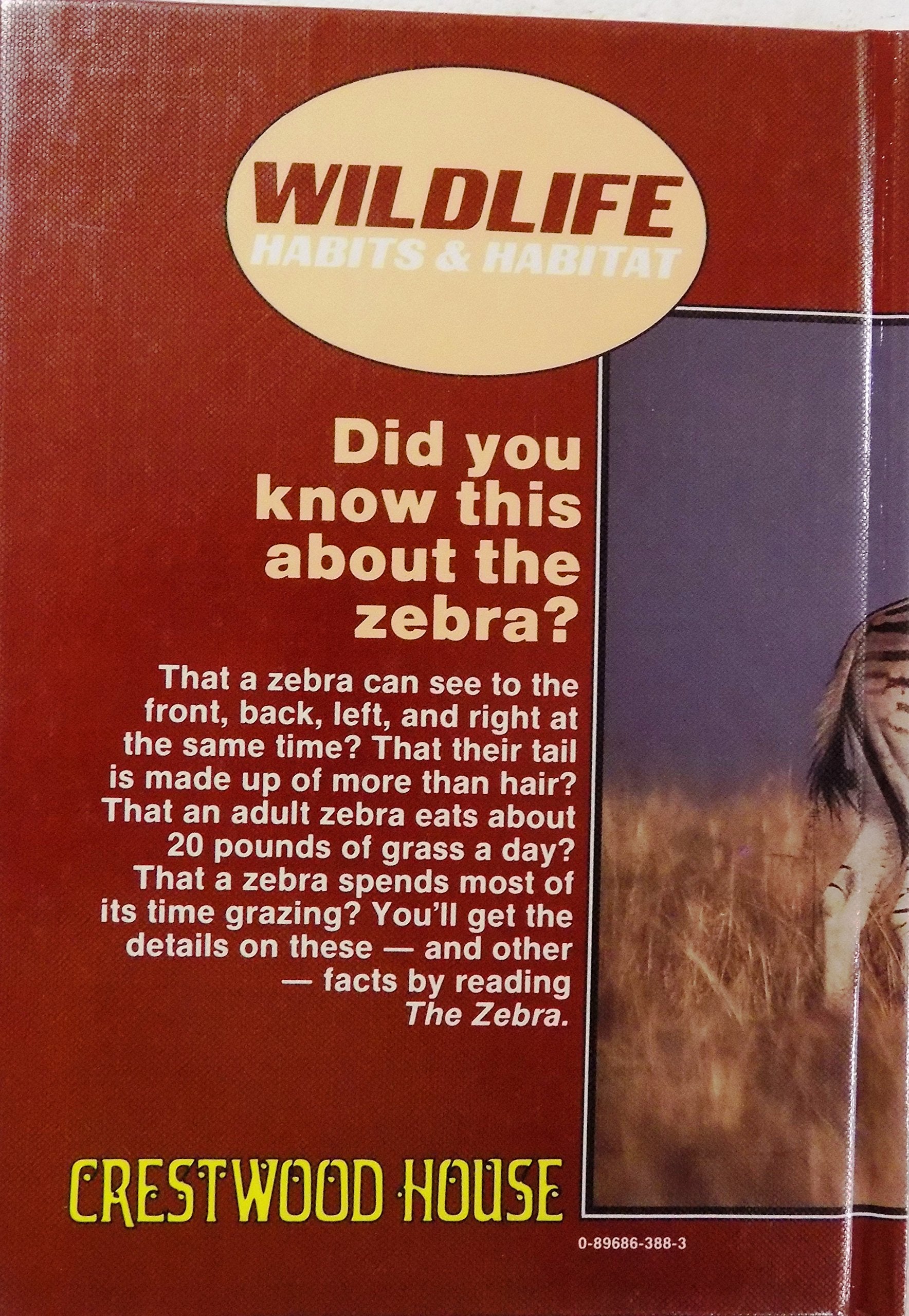 Zebra (Wildlife, Habits & Habitat),Used
