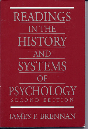 Readings in the History and Systems of Psychology (2nd Edition),New