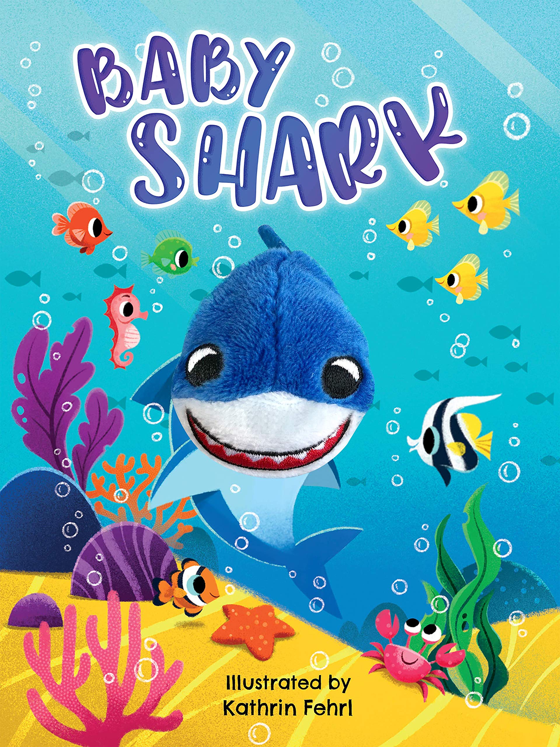 Baby Shark  Finger Puppet Board Book  Novelty,Used