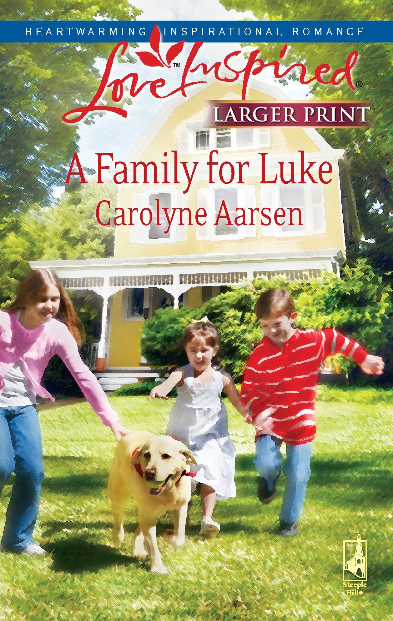 A Family for Luke (Riverbend Series #3) (Larger Print Love Inspired #476),Used
