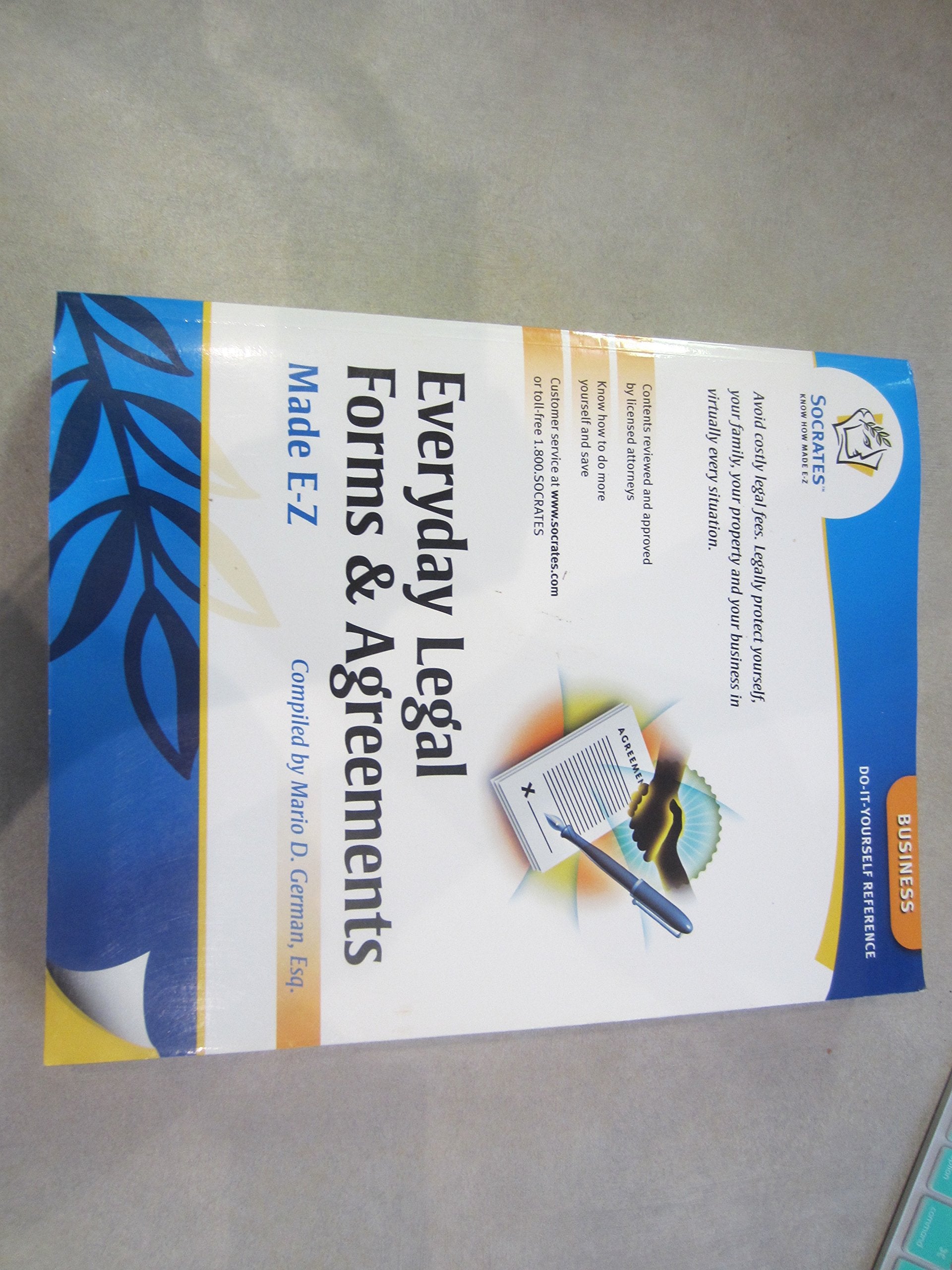 Everyday Legal Forms & Agreements,Used