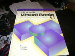 Microsoft Visual Basic 6.0 Introduction to Programming,Used