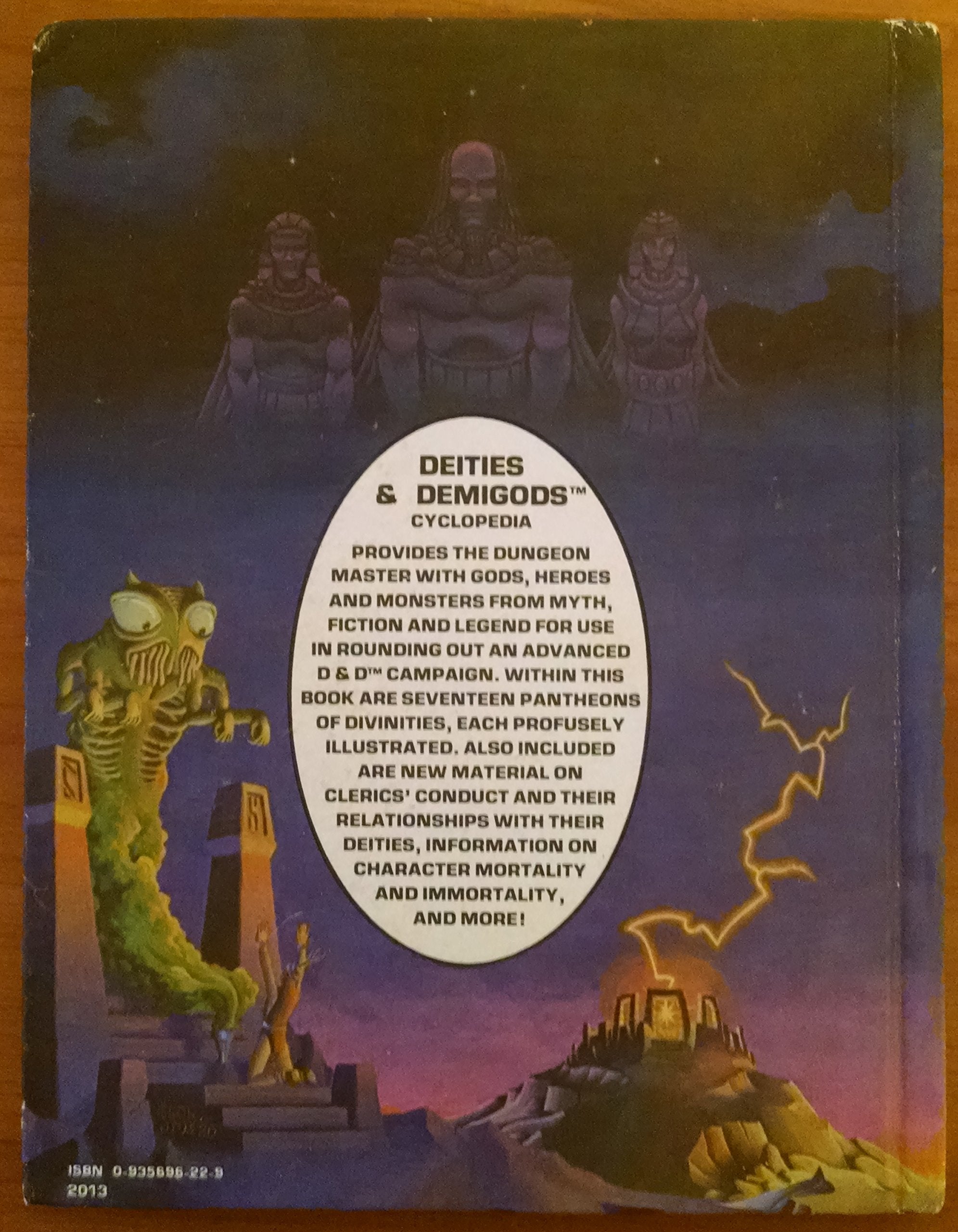 Deities & Demigods: Cyclopedia of Gods and Heroes from Myth and Legend (Advanced Dungeons and Dragons)