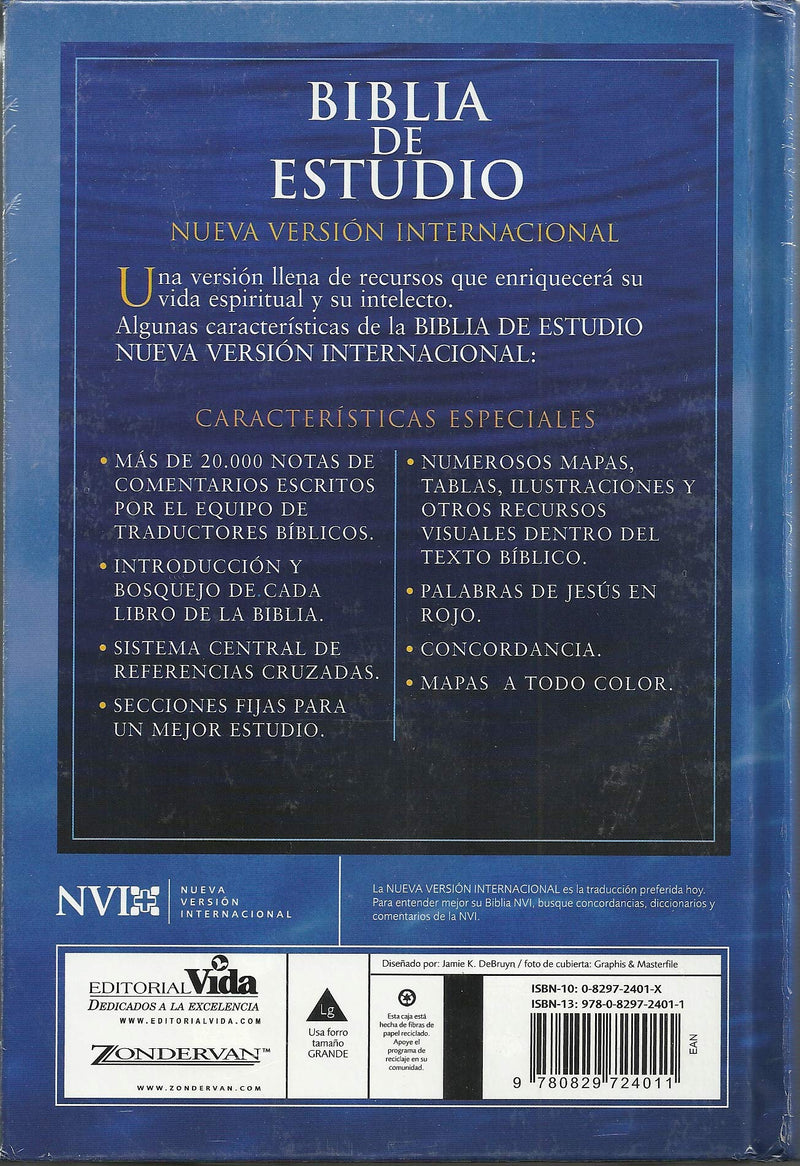NVI Biblia de Estudio,Used