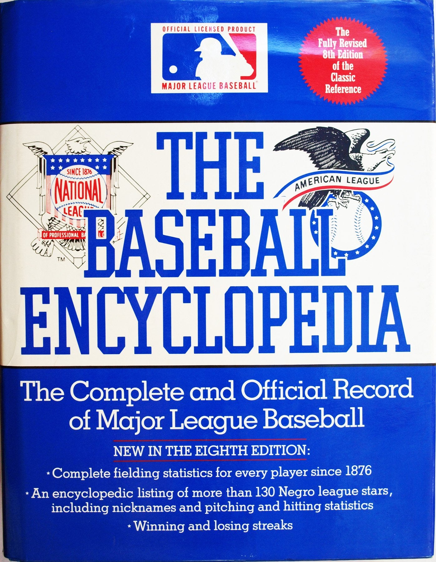 The Baseball Encyclopedia: The Complete and Official Record of Major League Baseball,New