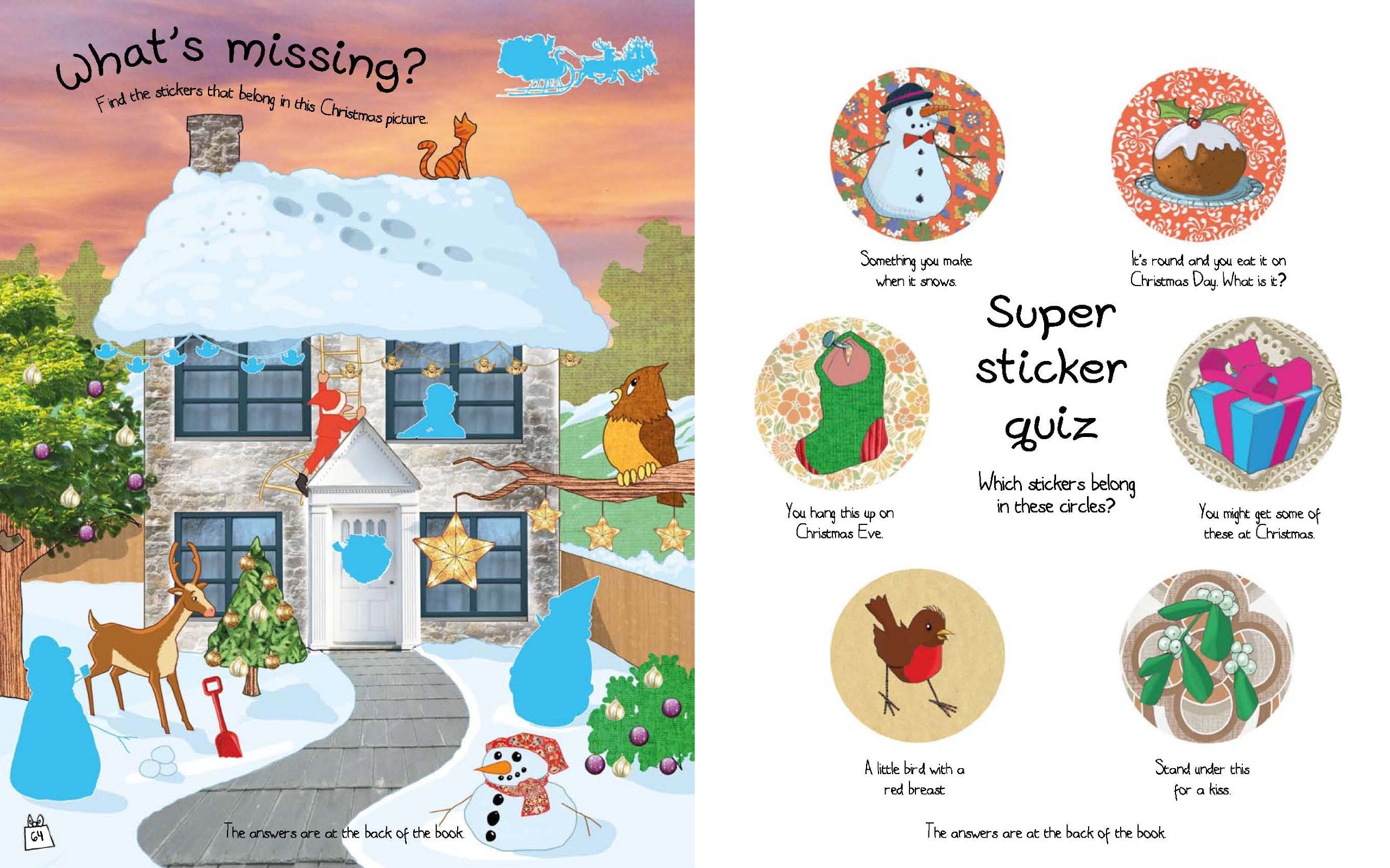 The Christmas Creativity Book: Includes Games, CutOuts, FoldOut Scenes, Textures, Stickers, and Stencils (Creativity Books),Used
