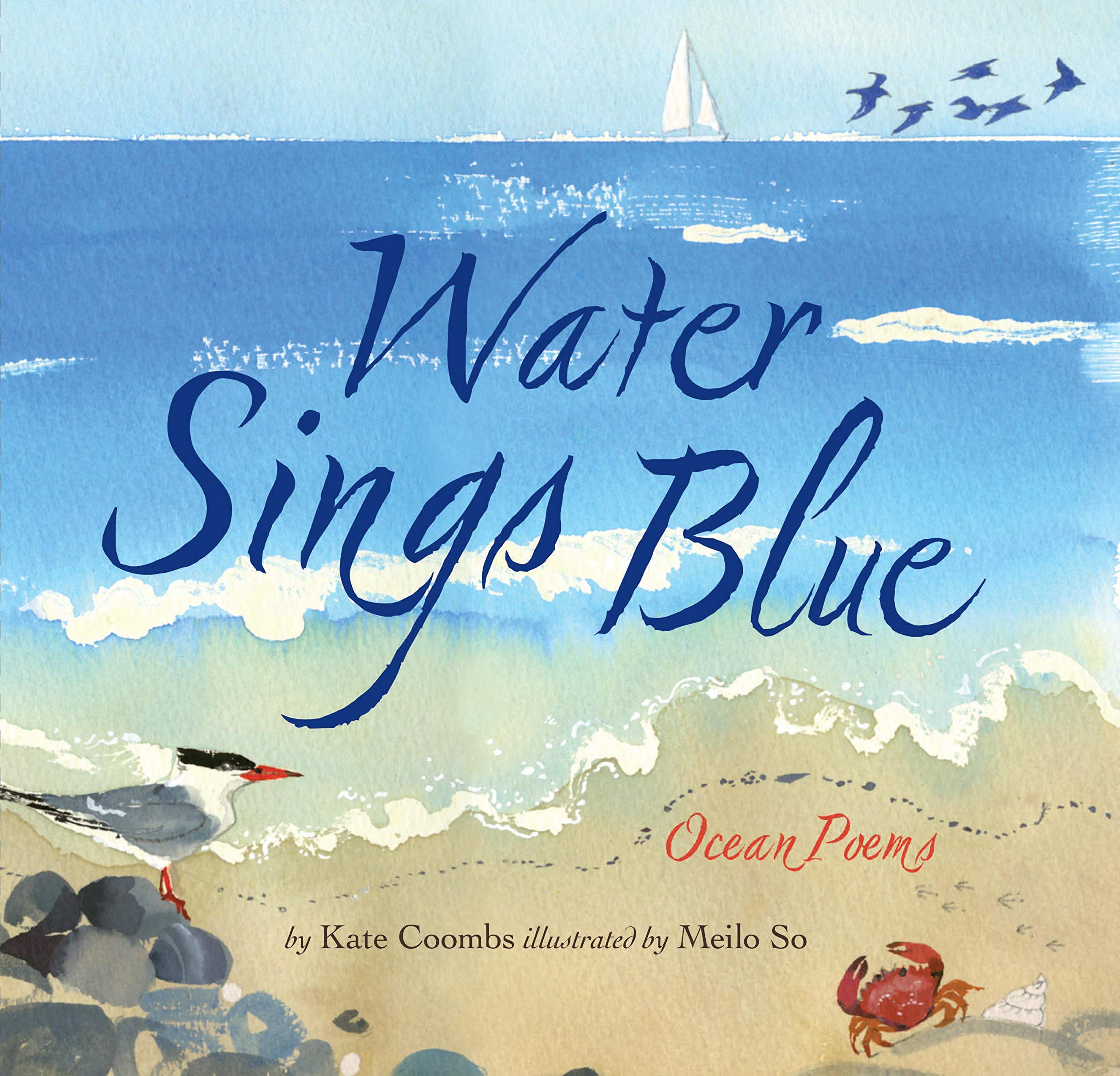 Water Sings Blue: (Blue Book Of Ocean And Water, Books For Kids About Sea Castles)