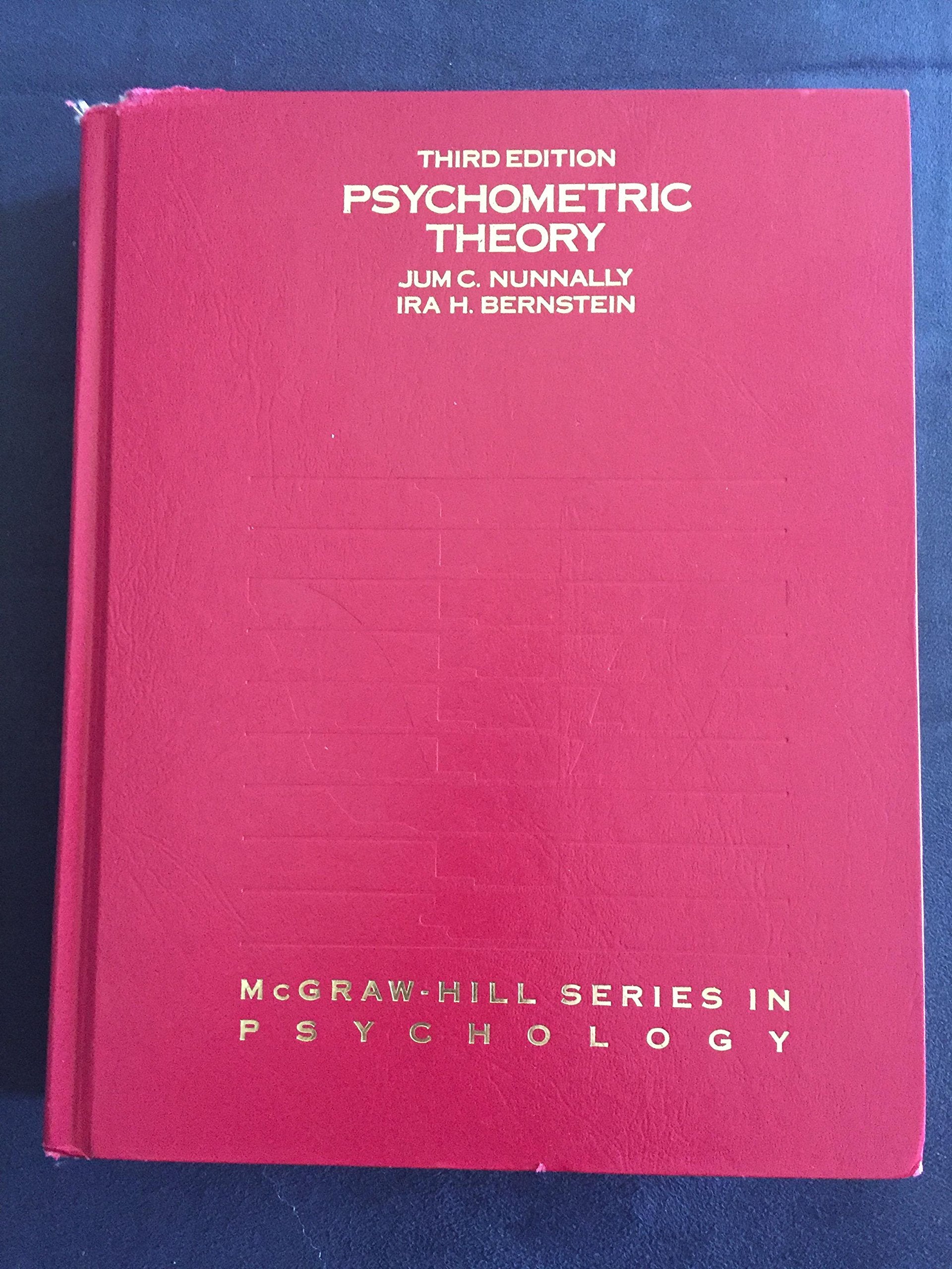 Psychometric Theory,New