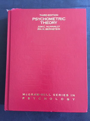 Psychometric Theory,New