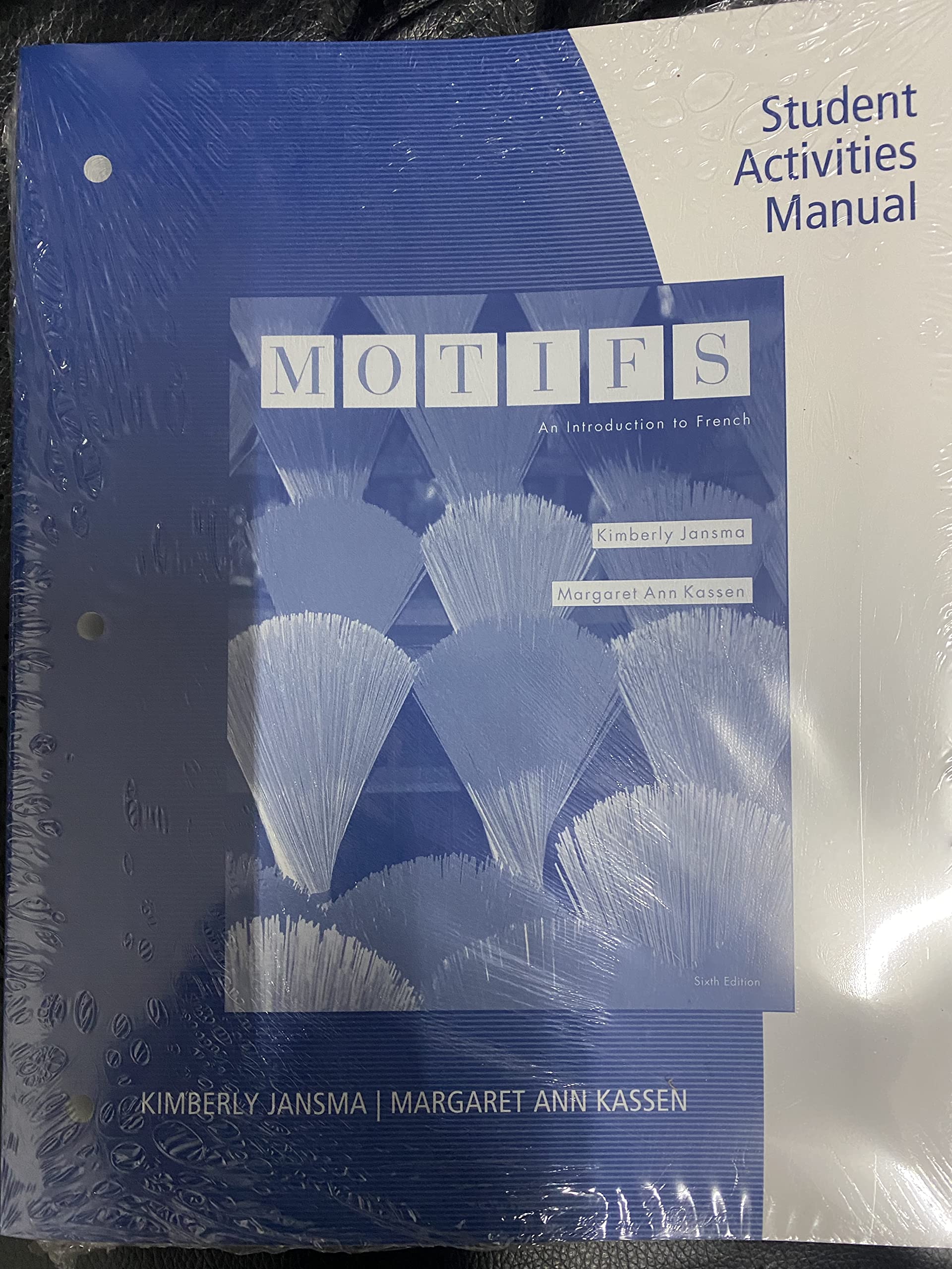Student Activity Manual for Jansma/Kassen's Motifs: An Introduction to French, 6th,Used