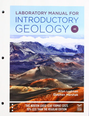 Laboratory Manual For Introductory Geology,New