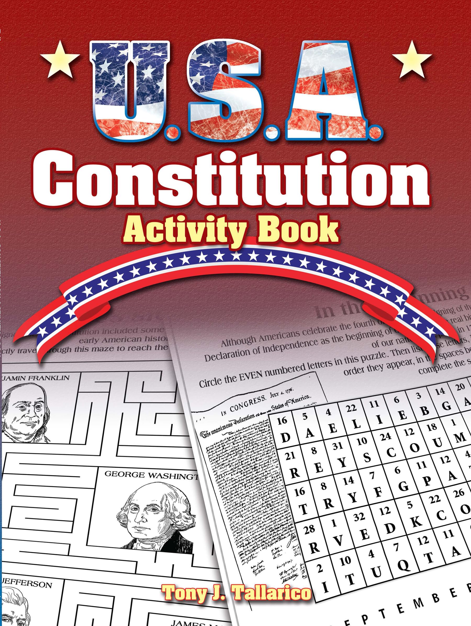 U.S.A. Constitution Activity Book (Dover Kids Activity Books: U.S.A.),Used
