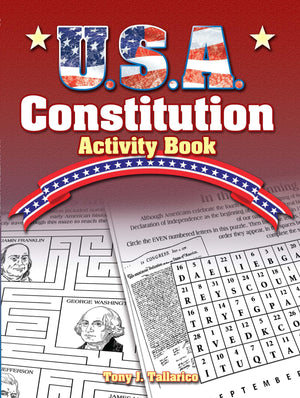 U.S.A. Constitution Activity Book (Dover Kids Activity Books: U.S.A.),Used