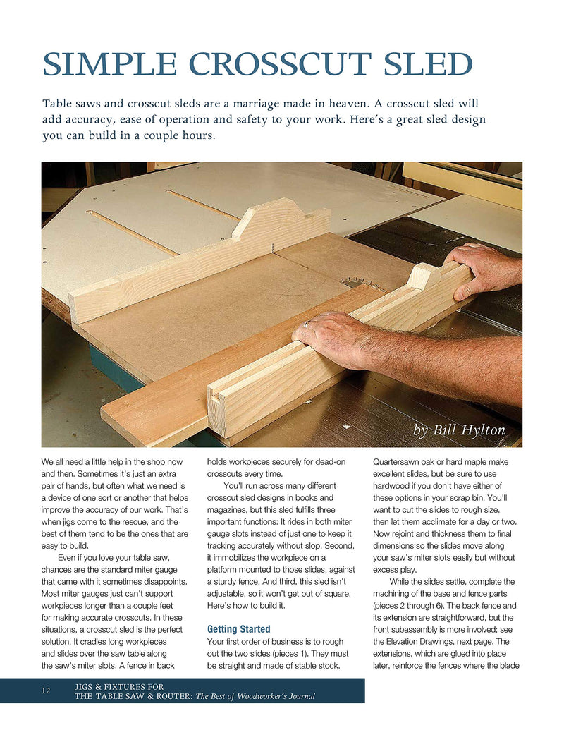 Jigs & Fixtures for the Table Saw & Router: Get the Most from Your Tools with Shop Projects from Woodworking's Top Experts (Fox ,New
