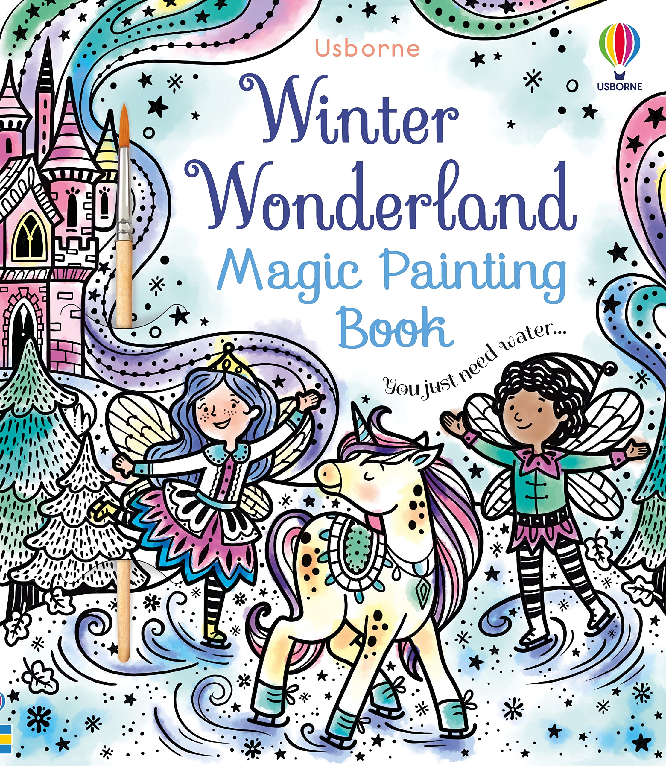 Winter Wonderland Magic Painting Book: A Winter And Holiday Book For Kids (Magic Painting Books),Used